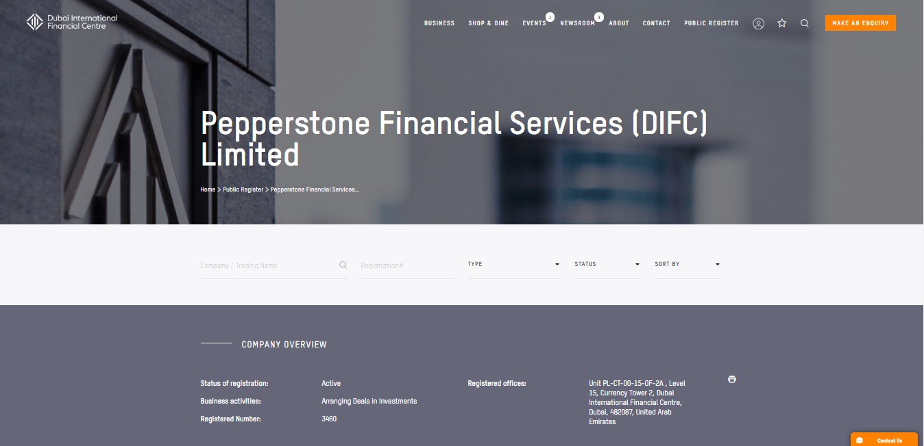 Pepperstone Financial Services 